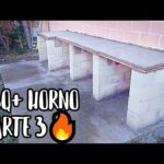 Barbacoa de obra y horno de leña DIY🔥 Episodio 3 – Mesa de obra