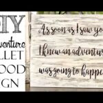 *DIY* Pallet Sign | New Baby “Adventure” Theme