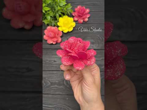 Amazing Roses from EVA Foam Easy Flowers DIY Tutorial Crafts