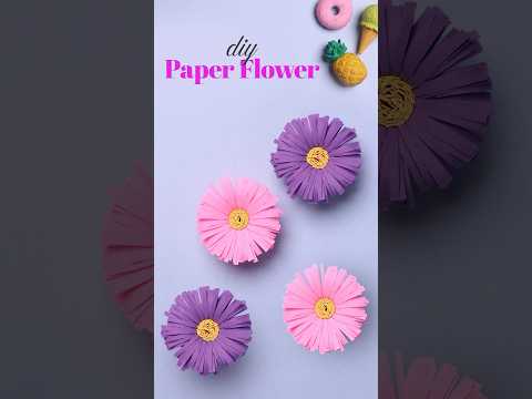 Make Beautiful DIY Paper Flowers Like a Pro #papercrafts #paperflower #craftideas