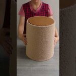 Una Magnífica transformación de un balde de plástico #diy #homedecor #home #ideas