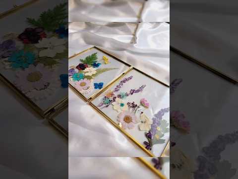 DIY PRESSED FLOWER FRAME |EASY HOME DECOR IDEAS | PHOTO FRAME DIY