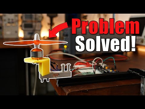 Solving the BIG PROBLEM I have with DIY Drones! (Motor Test Stand)
