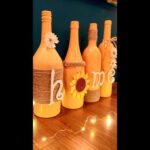 DIY Bottle Art #shorts #art #bottleart #diy