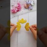 DIY paper crafts |Easy origami |Easy paper craft ideas |Flower greeting card |Birthday card #shorts