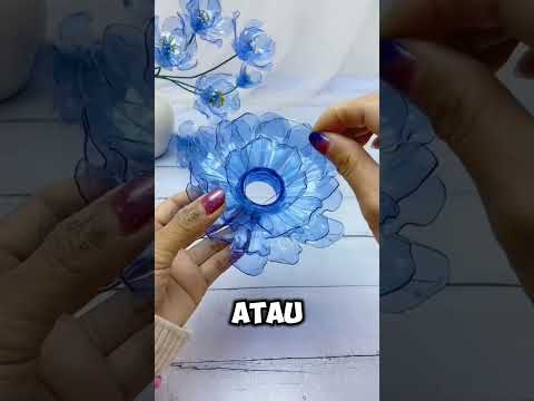 DIY Bunga Cantik dari Botol Plastik Bekas Keren Banget!