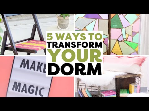 Easy DIY Ideas to Dress Up Your Dorm Room: String Lights, Storage Bench, and MORE! | HGTV Handmade