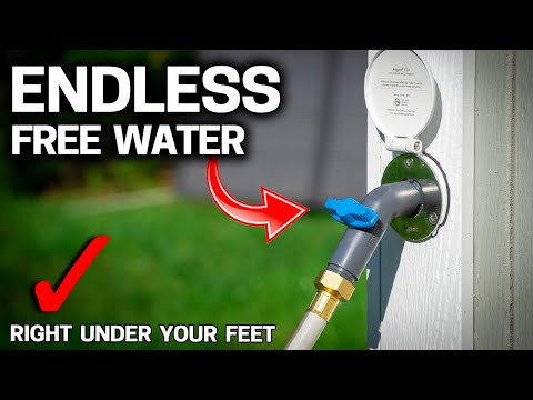DIY BACKYARD WELL with ELECTRIC PUMP – FREE Water