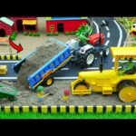 diy tractor mini road roller to making concrete road construction science project | @topminigear