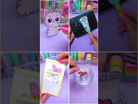 DIY 4 Paper craft ideas #shorts #art #craft #papercraft #youtubeshorts #diy