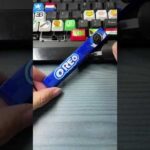 Drawing a Oreo on the space button #keyboard #shorts #diy #art #tiktok #trending