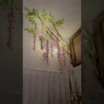Wait for my mother’s reaction🥹 Home decor with DIY wisteria flowers #diy #wisteria #tasnimsartistry