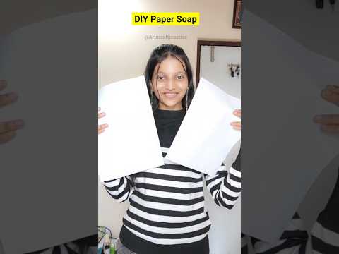 DlY Paper Soap 😱 #shorts #diy #papercraft #artncraftcreative @ArtNCraftCreative