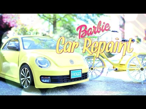 DIY – How to:  Repaint a Barbie Car –  Custom Repaint – Handmade – Crafts