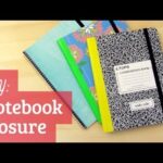 DIY Back to School Notebook Closure | Sea Lemon