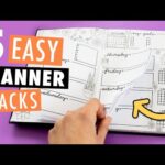 5 DIY PLANNER IDEAS – How to Organize, Decorate & Customize Your Planner