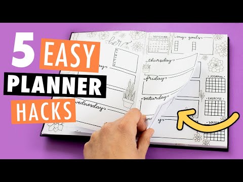 5 DIY PLANNER IDEAS – How to Organize, Decorate & Customize Your Planner
