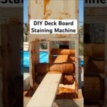 POV: Deck Staining Machine in action 🔥🔥 #deck #diy #diydeck #woodworking #wooddeck #home #foryou