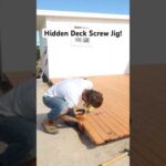 This hidden Deck Screw jig Rocks!! It drives the screw at an angle so they are hidden!! #diy #foryou