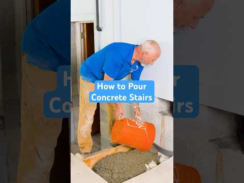 How to Pour a Concrete Stair Like a Pro
