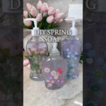 Easy Dollar Tree DIY spring soap #asmr #easydiy #dollartreediy #diy #diysoap #springcrafts