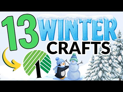 13 GORGEOUS ❄️ Dollar Tree DIY Crafts For Winter
