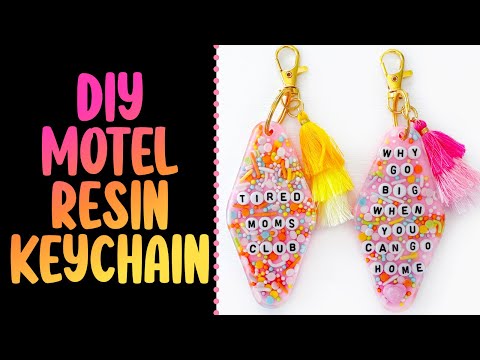 DIY Motel Resin Keychain