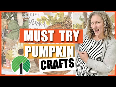 Cutest Pumpkin Crafts for Your Home | Dollar Tree DIY