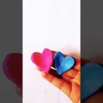 Cute and easy homemade gift idea!!#airdryclay #viral #shorts