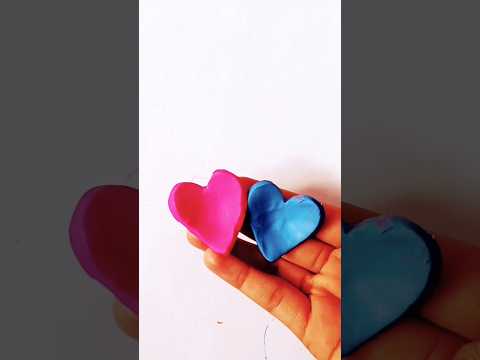 Cute and easy homemade gift idea!!#airdryclay #viral #shorts