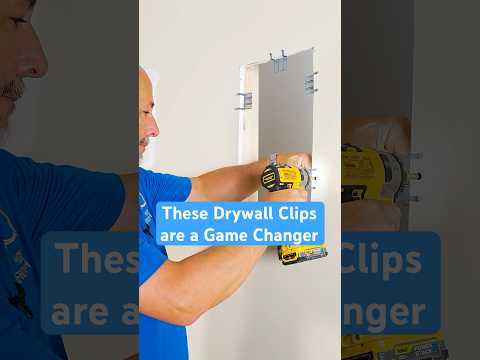 These Drywall Clips are a Game Changer for Large Drywall Repairs