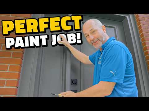 The Secret to Painting a Front Door (No Brush Marks)