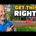 Build a Deck That Stays Flat, Level and Square (Do This First)