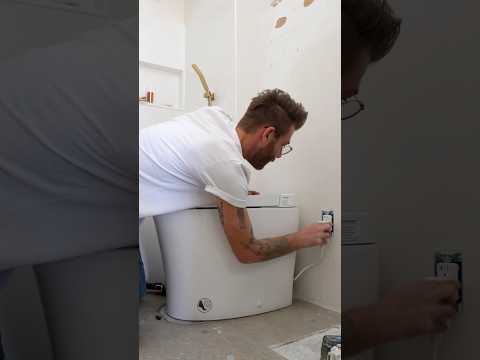 How to install a #smarttoilet by Uncle Brown #toilet #modernliving #bathroomideas #smarthome #tech