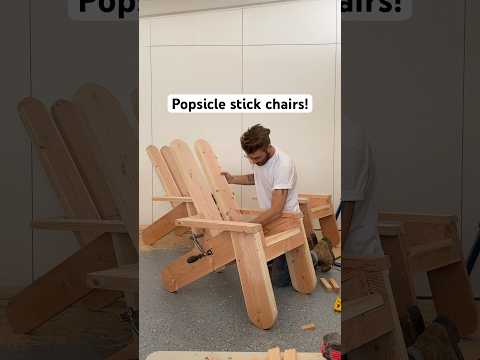 Outdoor chair with only circular saw!! Full project can be seen on Modern Builds!! #outdoor #wood