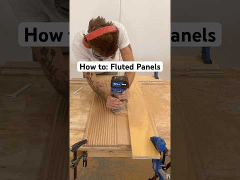 How to make Fluted Panels.