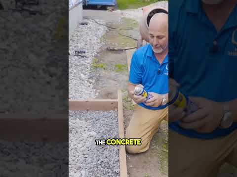 The WD-40 Trick for a Perfect Concrete Pad