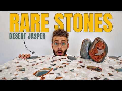 I Used RARE STONES To Make a Desk